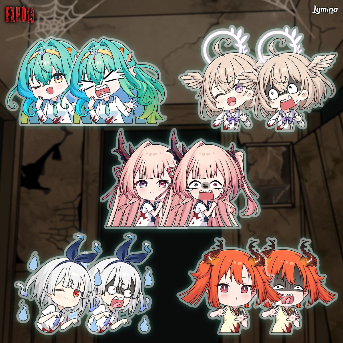 ตัวอย่างหน้าตาน้อง ๆ ยูนิต First Myth ใน Merchandise
